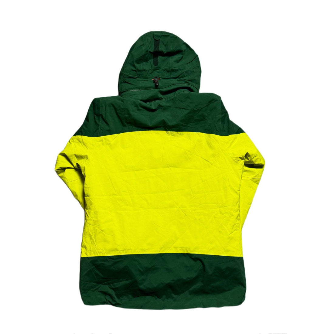 Green + Yellow Montbell Padded Waterproof Jacket - L