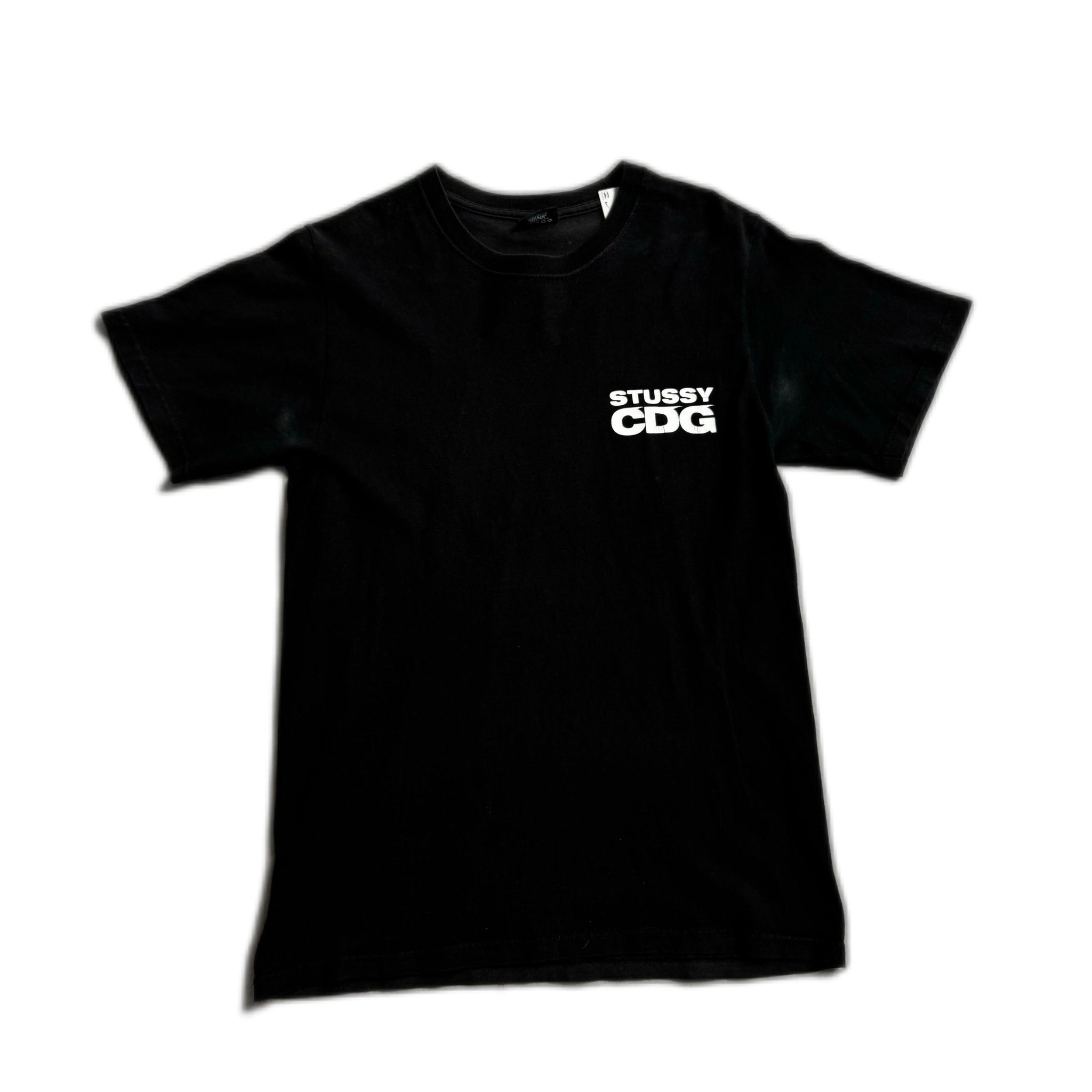 Black Stussy x Comme Des Garcons (CDG) Tee - S