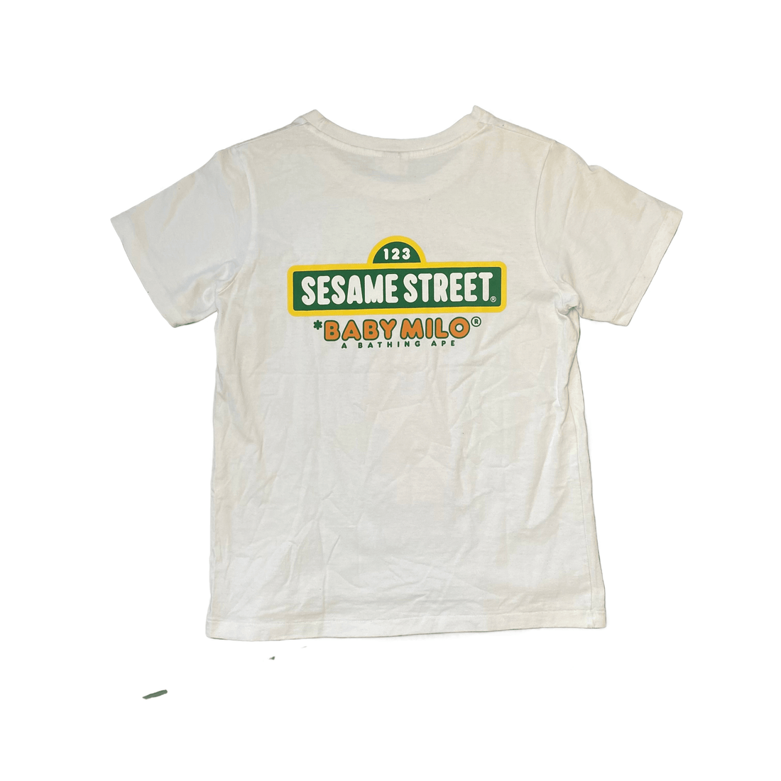 White A Bathing Ape (BAPE) x Sesame Street Tee - S