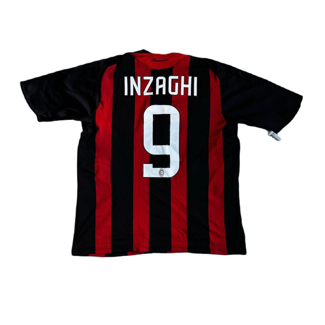 2008 - 09 AC Milan Home 'Inzaghi' Shirt - M