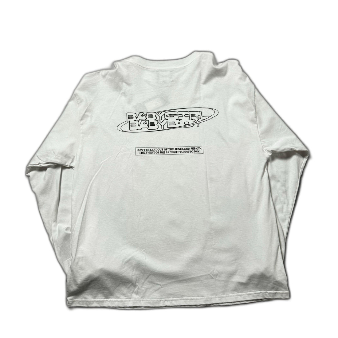 Brand New White Boiler Room Long Sleeve Tee - L