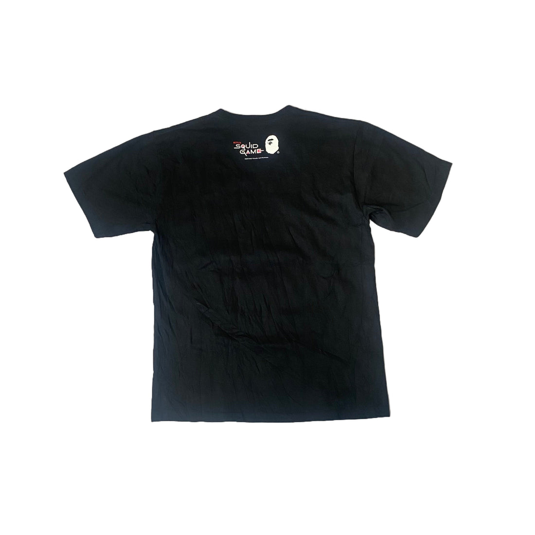 Black A Bathing Ape (BAPE) x Squid Game Tee - L