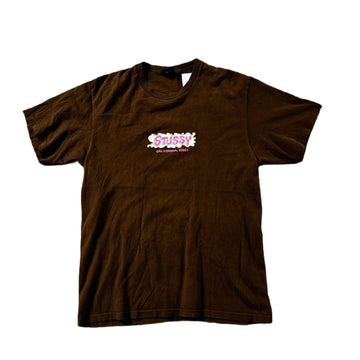 Brown Stussy Tee - M