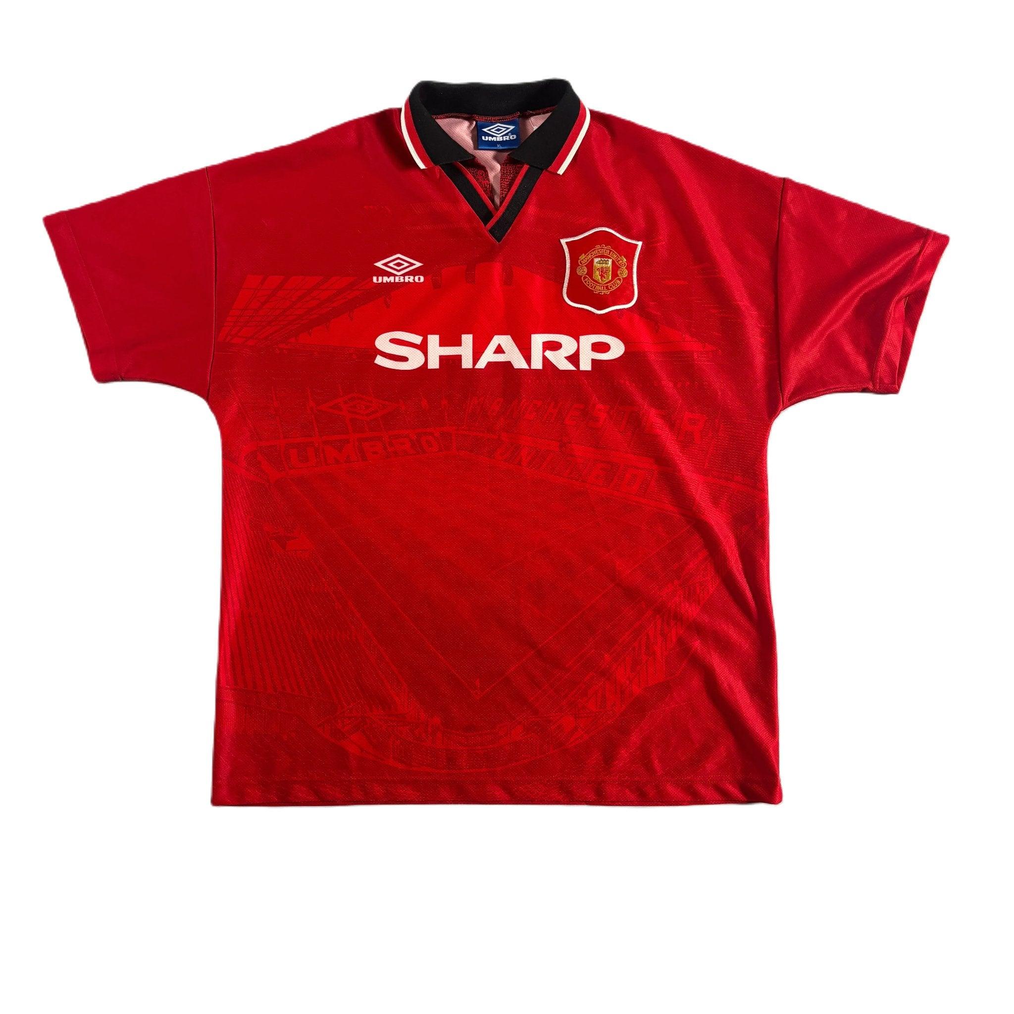 1994 - 96 Manchester United Home Shirt - XL