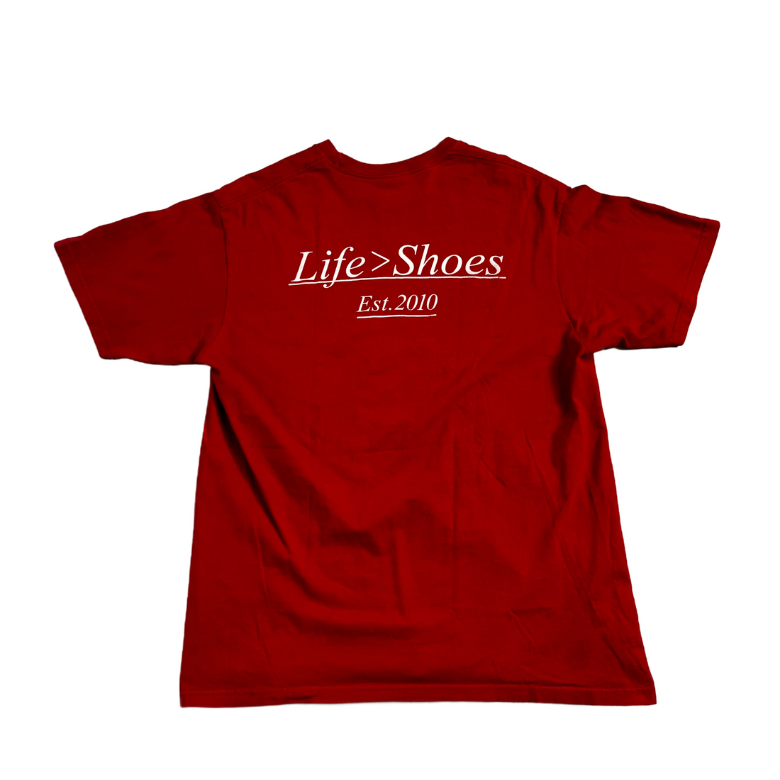 Red Supreme Tee - L