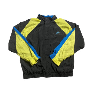 Vintage 90s Black + Yellow Nike Jacket - L