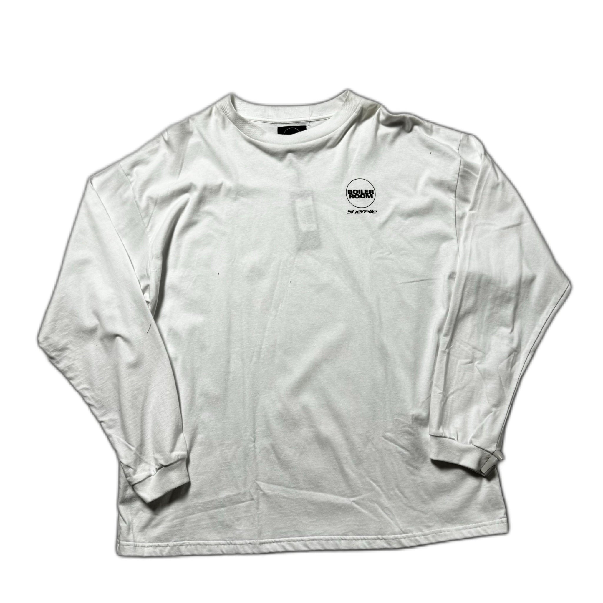 Brand New White Boiler Room Long Sleeve Tee - L