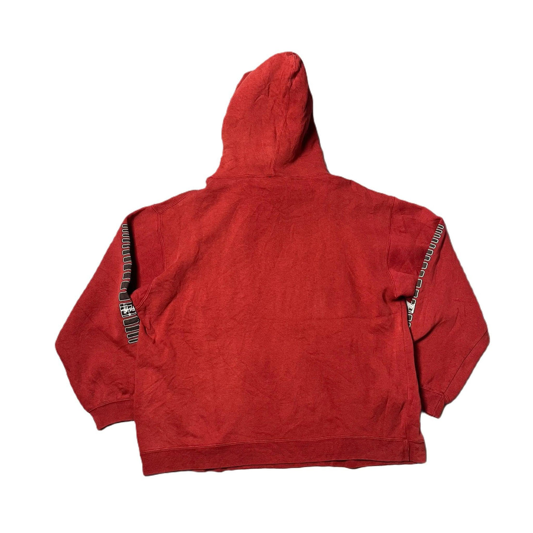 Vintage Red Stussy Hoodie - L