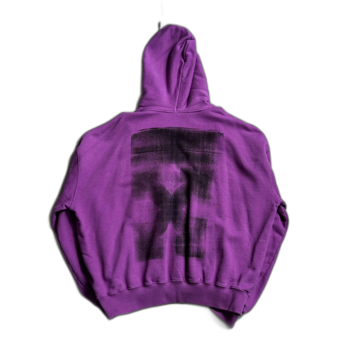 Purple Off-White Hoodie - XL