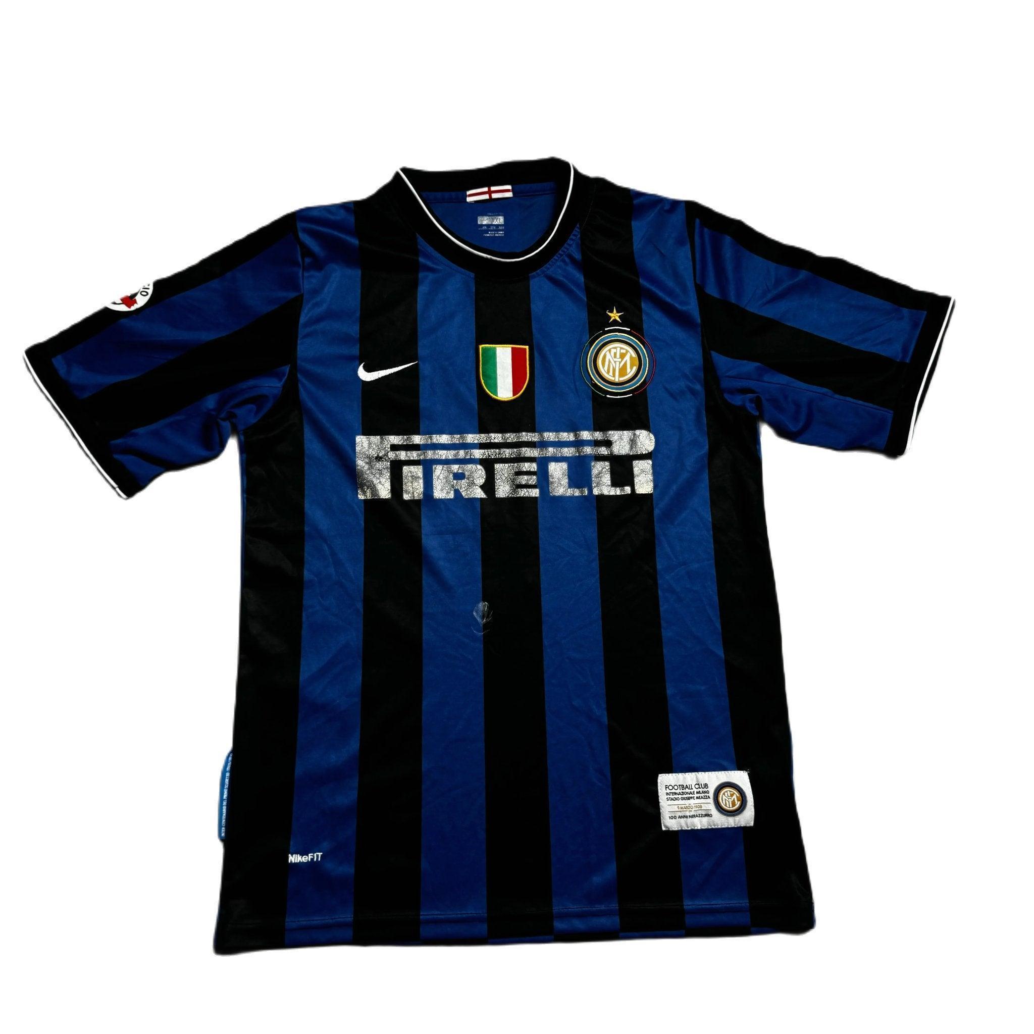 2009 - 10 Inter Milan Home 'Eto'o' Shirt - XXL