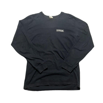 Black Supreme Long Sleeve Tee - L