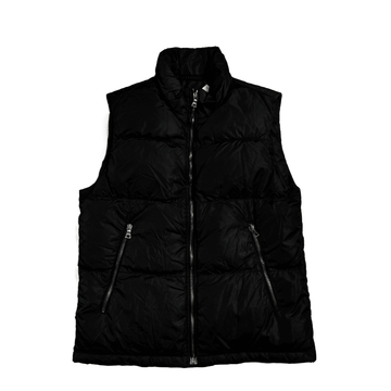 Vintage Black Prada Puffer Gilet - M