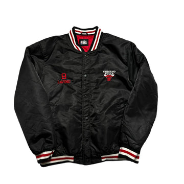 Vintage Black Chicago Bulls NBA Jacket - M