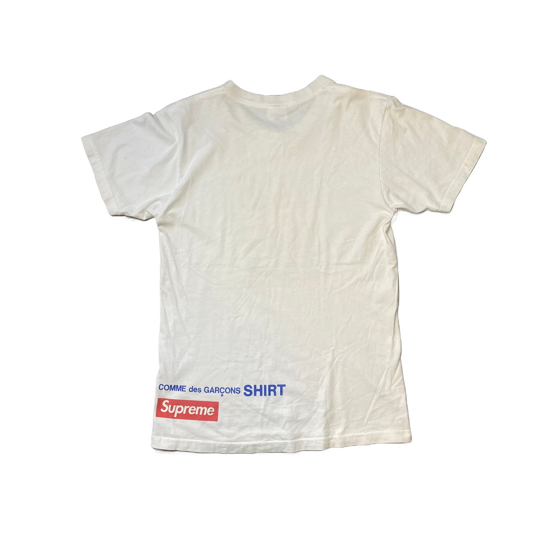 White Supreme x Comme Des Garcons (CDG) Tee - M