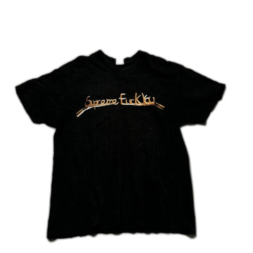 Black Supreme Tee - L