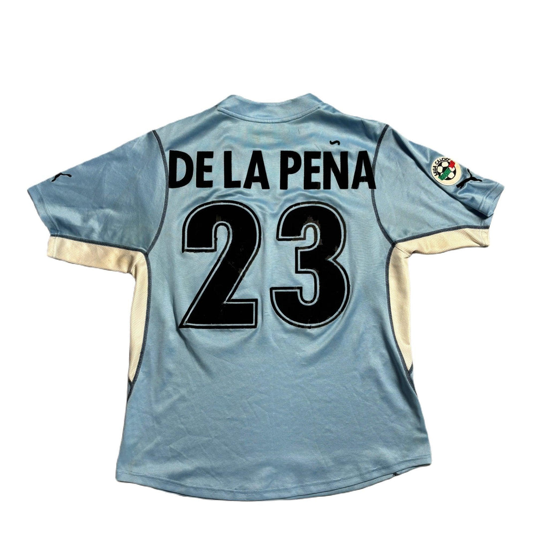 2001 - 02 Lazio Home 'De La Pena' Shirt - L