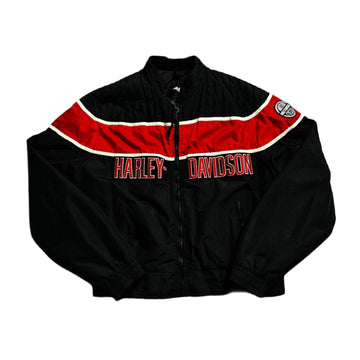 Vintage Black Harley Davidson Jacket - XL