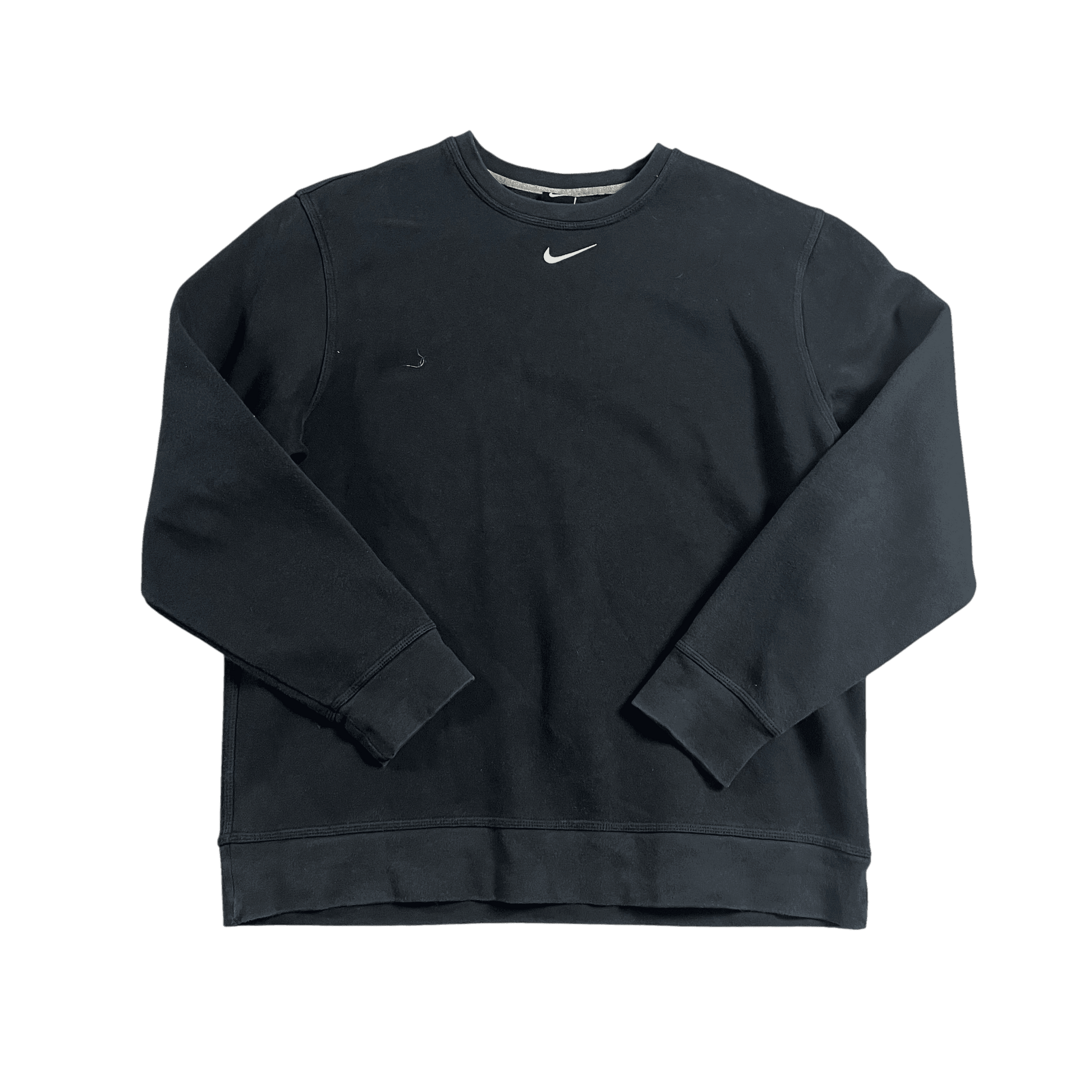 Vintage Black Nike Centre Swoosh Sweatshirt - L