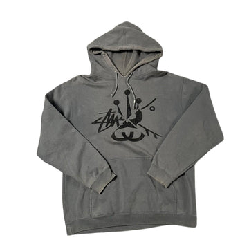 Grey Stussy Hoodie - M