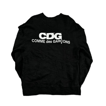 Black Commes Des Garcons Sweatshirt - L