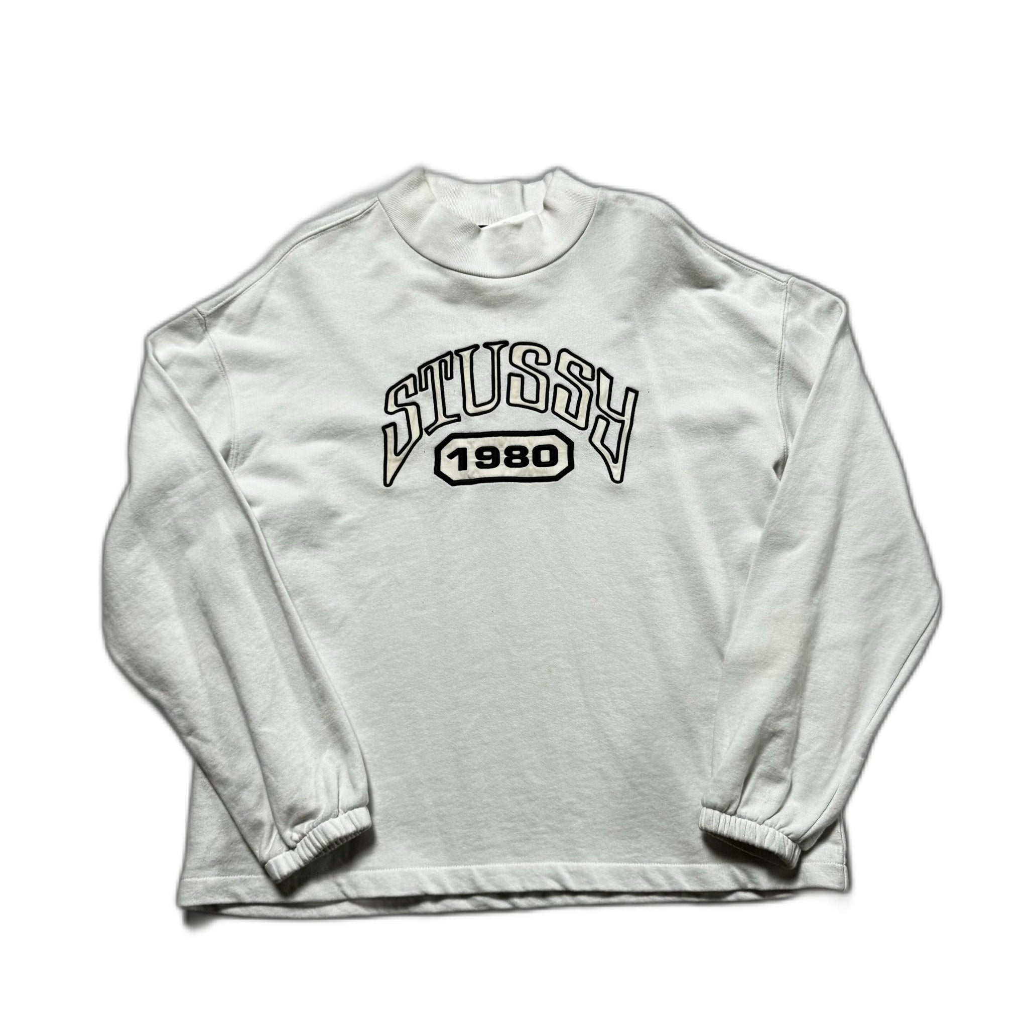 White Stussy Sweatshirt - S