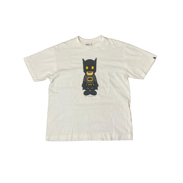 White A Bathing Ape (BAPE) Batman Tee - L