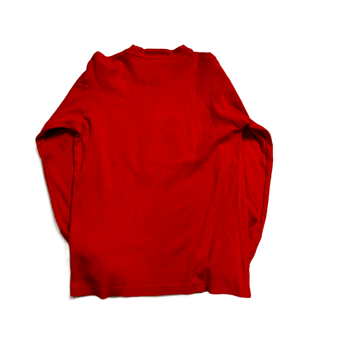 Vintage Red Burberry Long Sleeve Tee - M