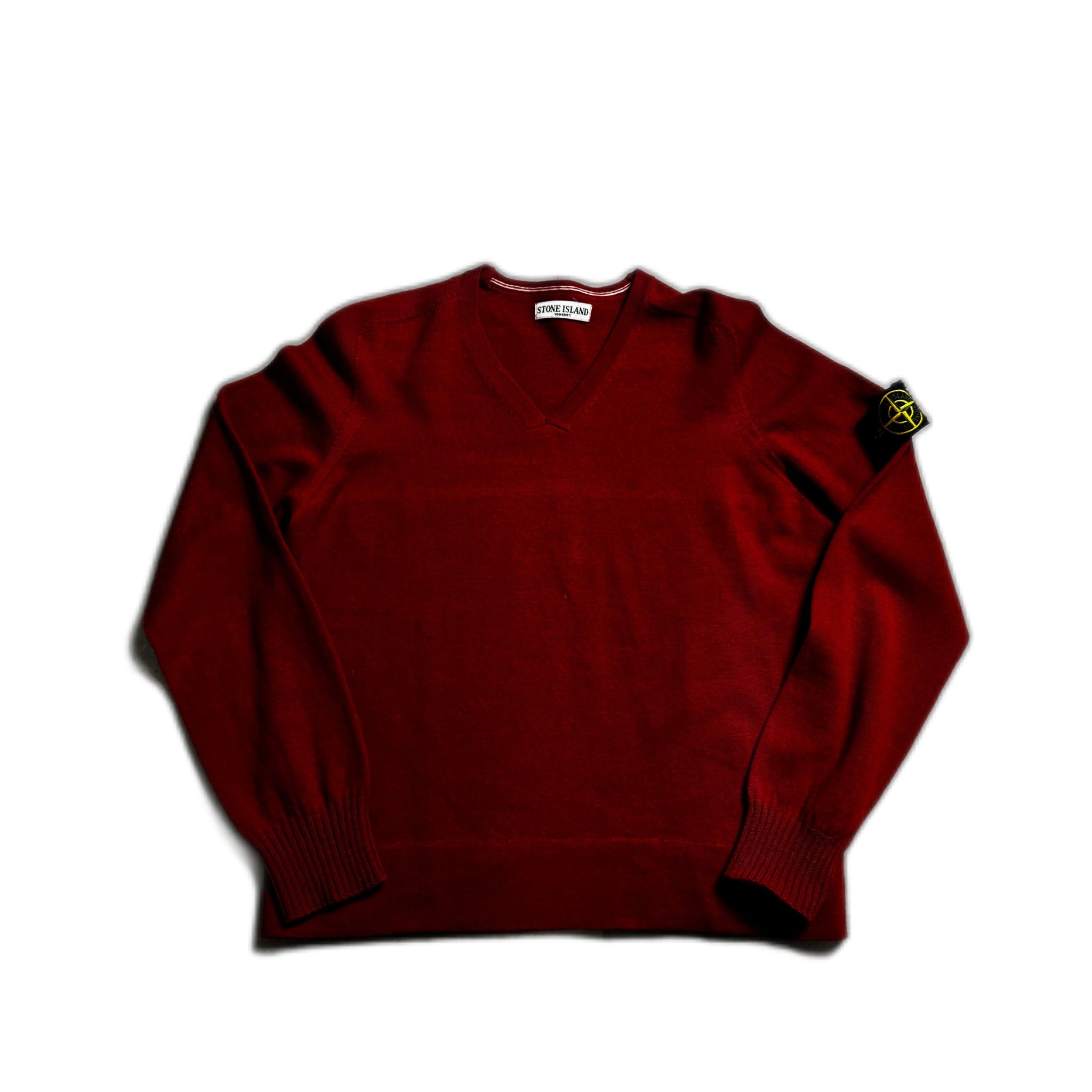 Vintage Red Stone Island Sweatshirt - S