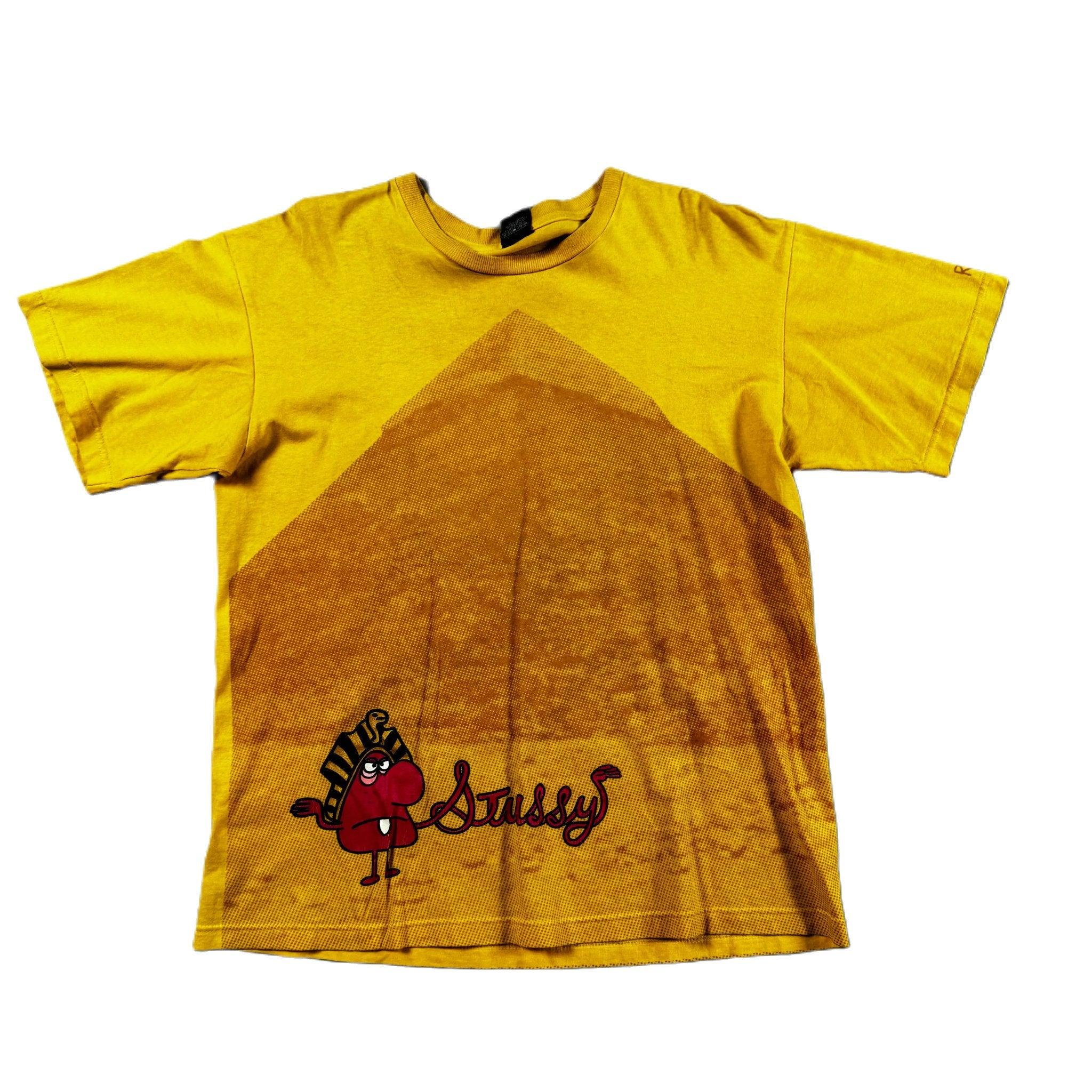 Yellow Stussy Tee - L