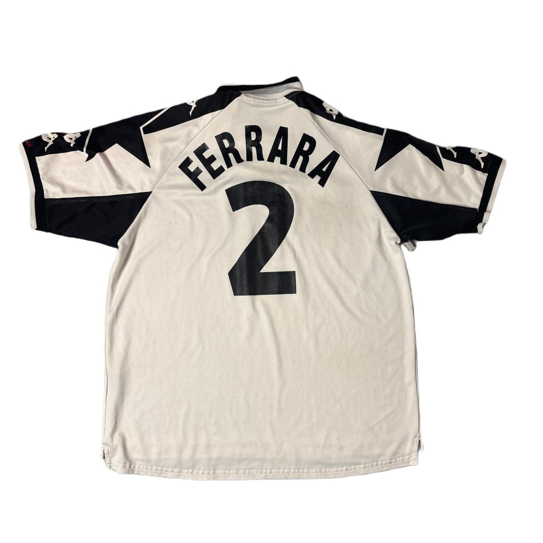 1998 - 99 Juventus Home "Ferrara' Player Worn Home Shirt - XL