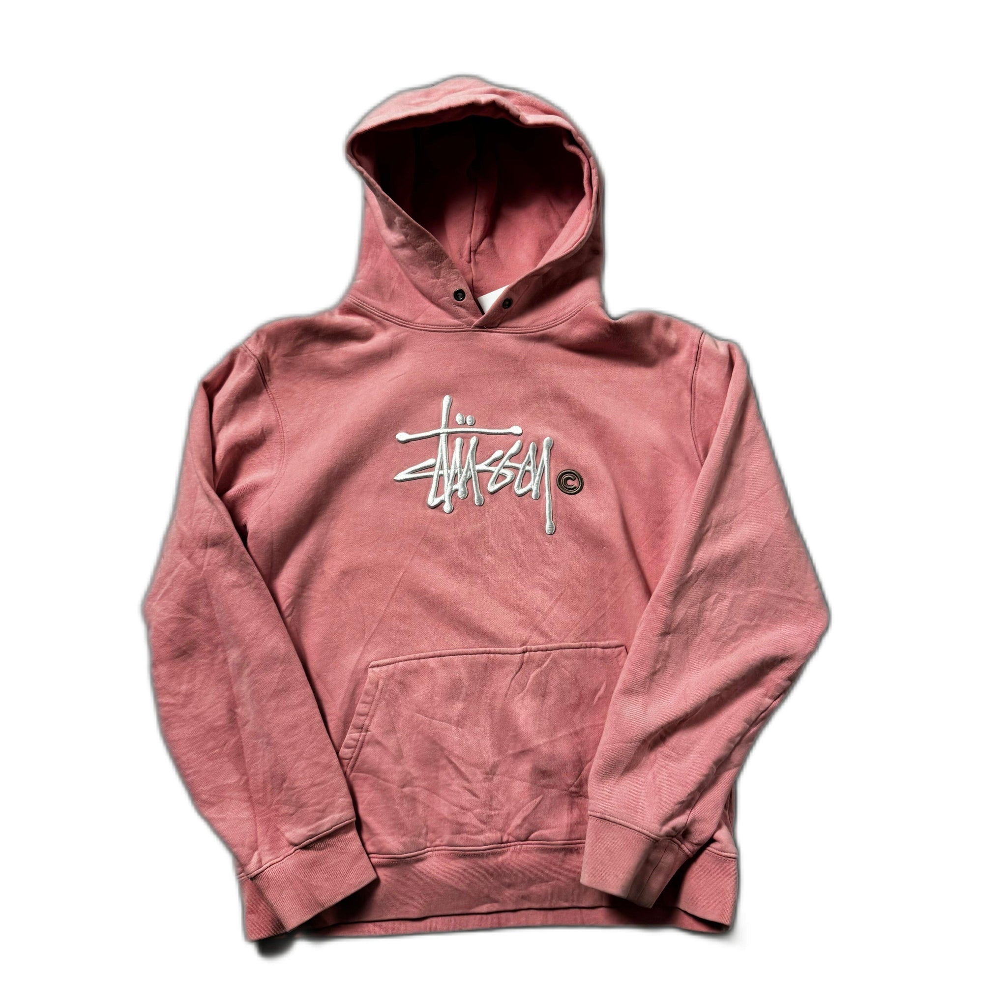 Pink Stussy Hoodie - M