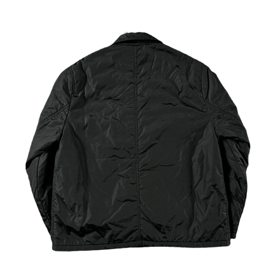 Vintage Black Prada 1/4 Zip Puffer Jacket - M