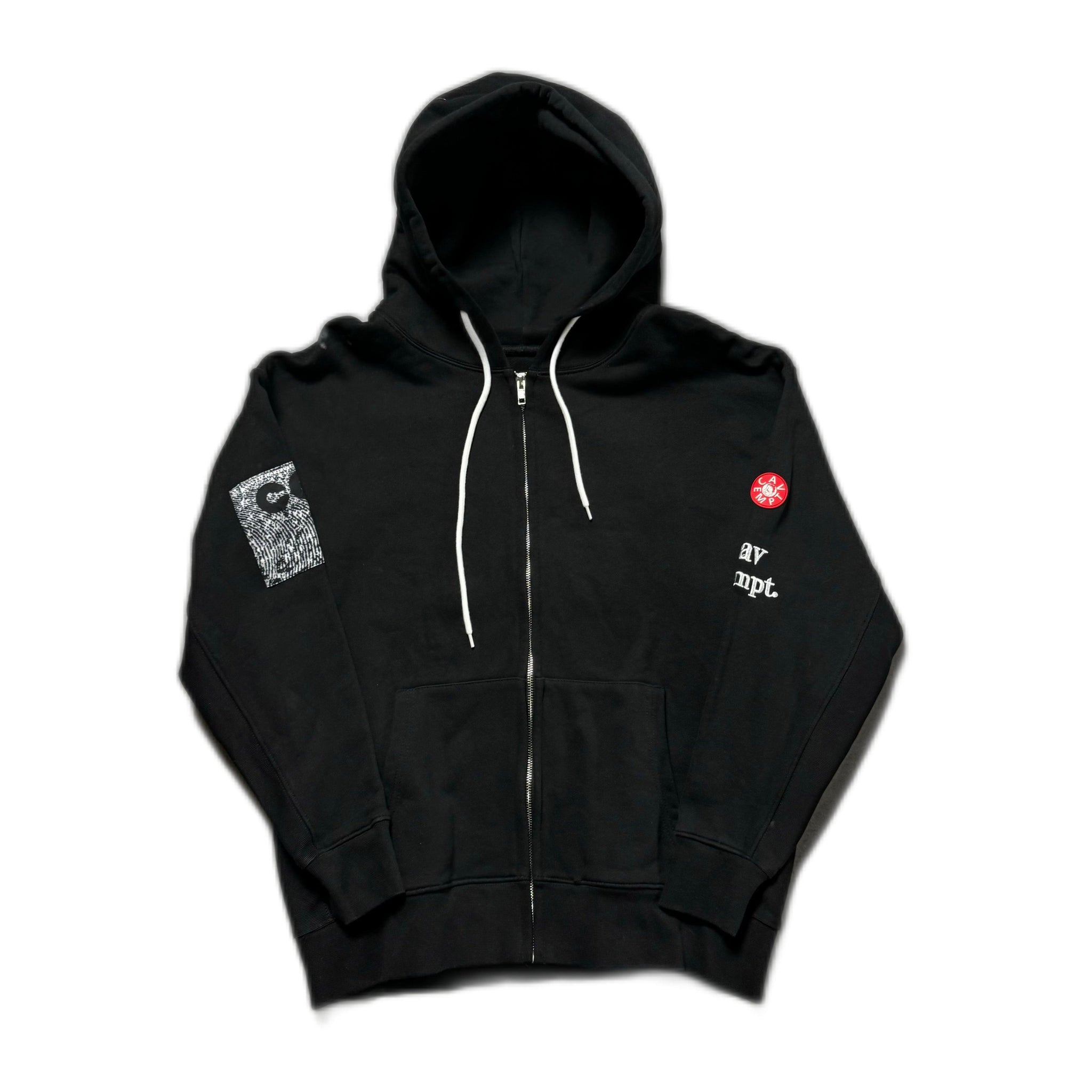 Black Cav Empt Zip Up Hoodie - M