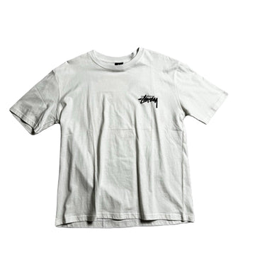 White Stussy Tee - L