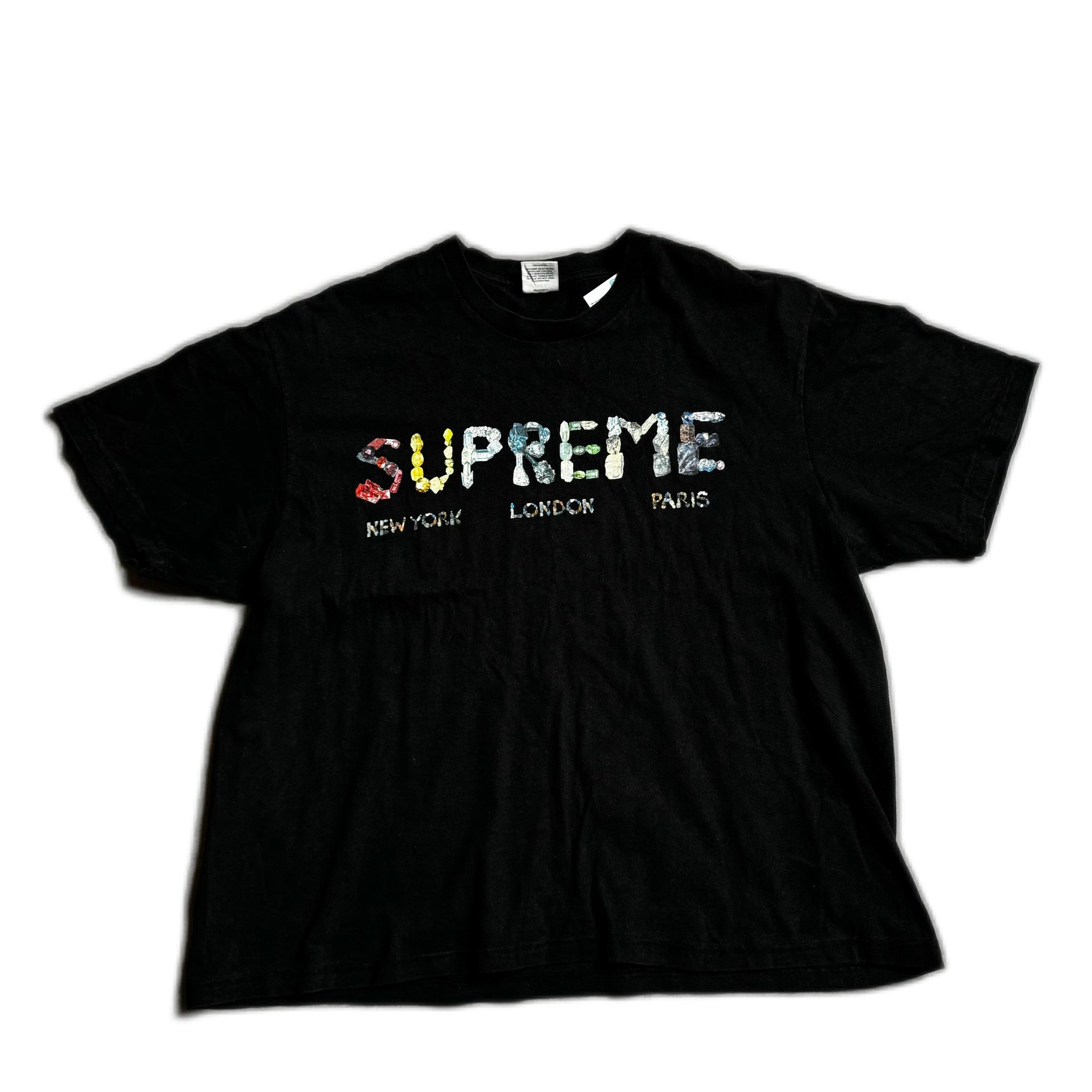 Black Supreme Tee - L