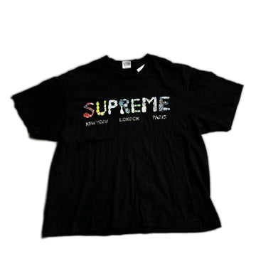 Black Supreme Tee - L