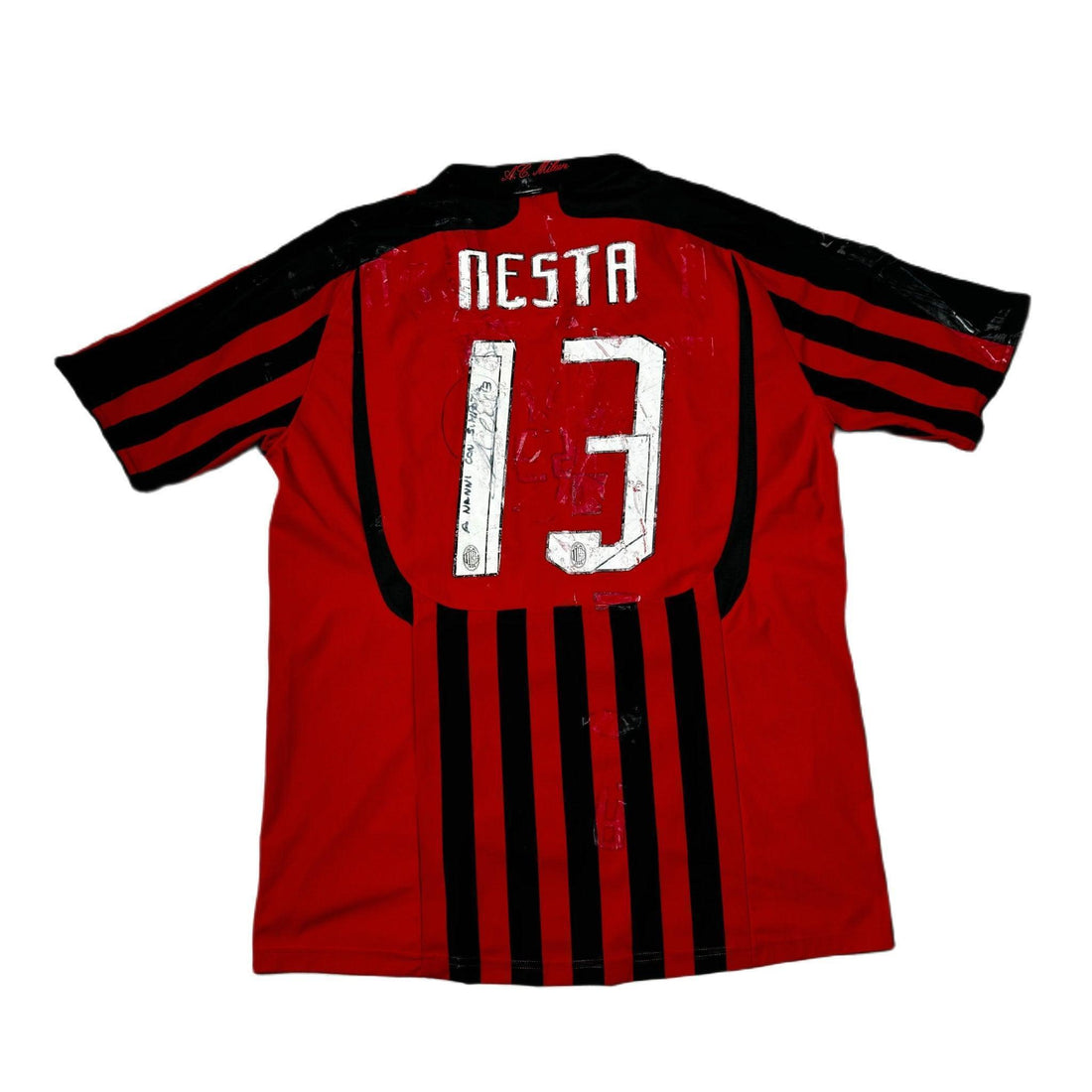 2007 - 08 AC Milan Home 'Nesta' Shirt - XL