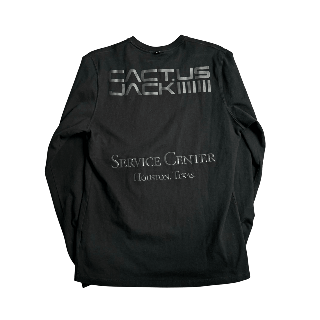 Black Travis Scott (Cactus Jack) Long Sleeve Tee - M