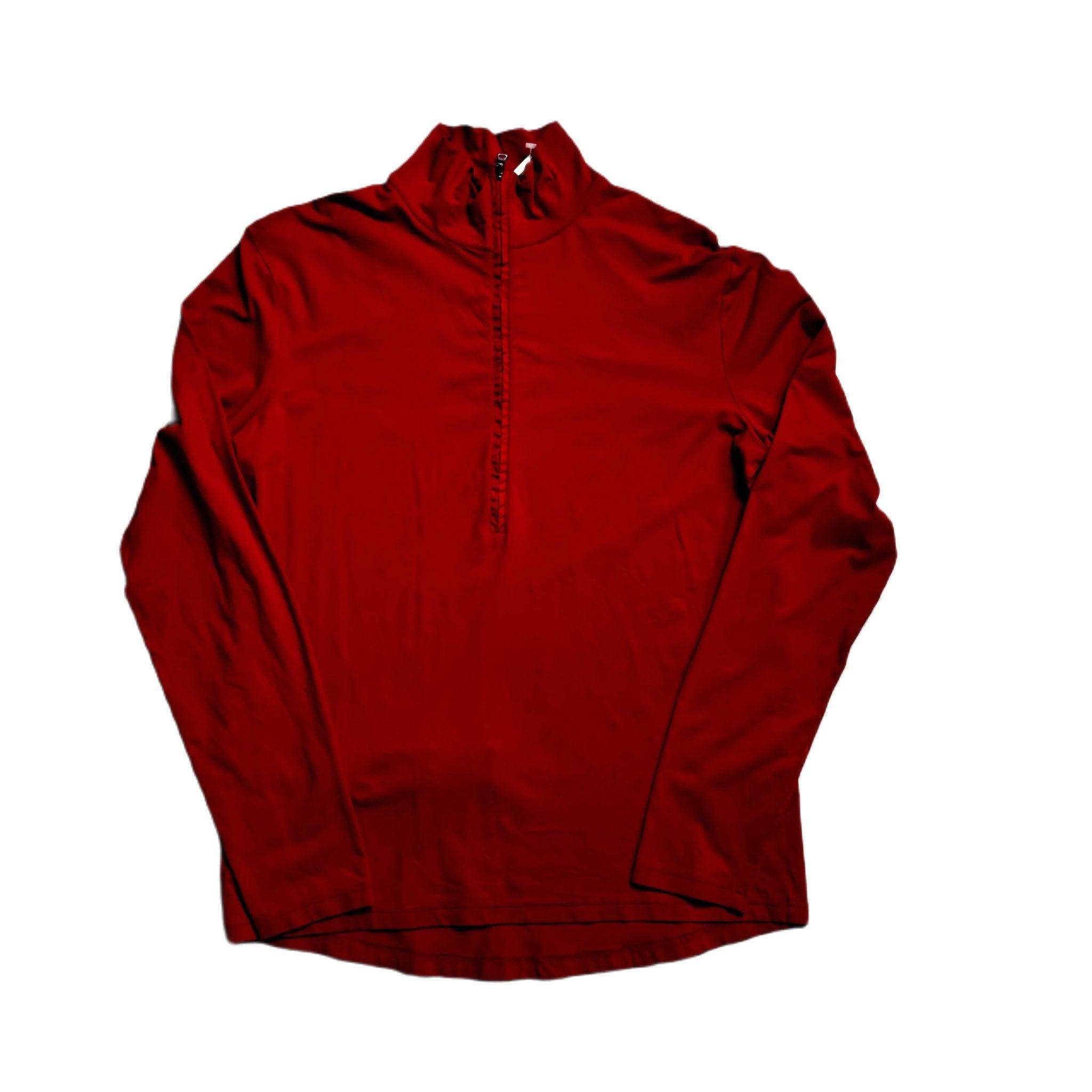 Vintage Red Prada 1/2 Zip Fleece - L