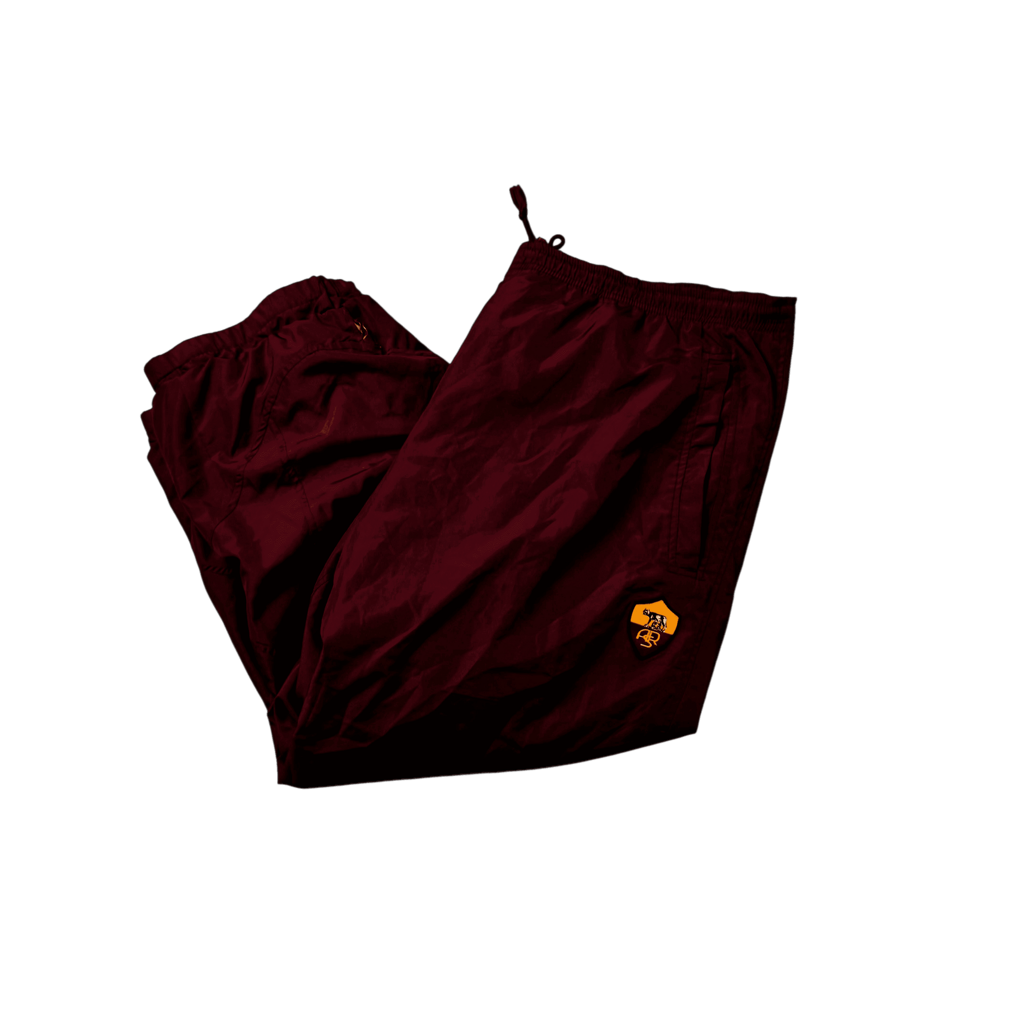 Burgundy Roma Football Track Pants - XXL