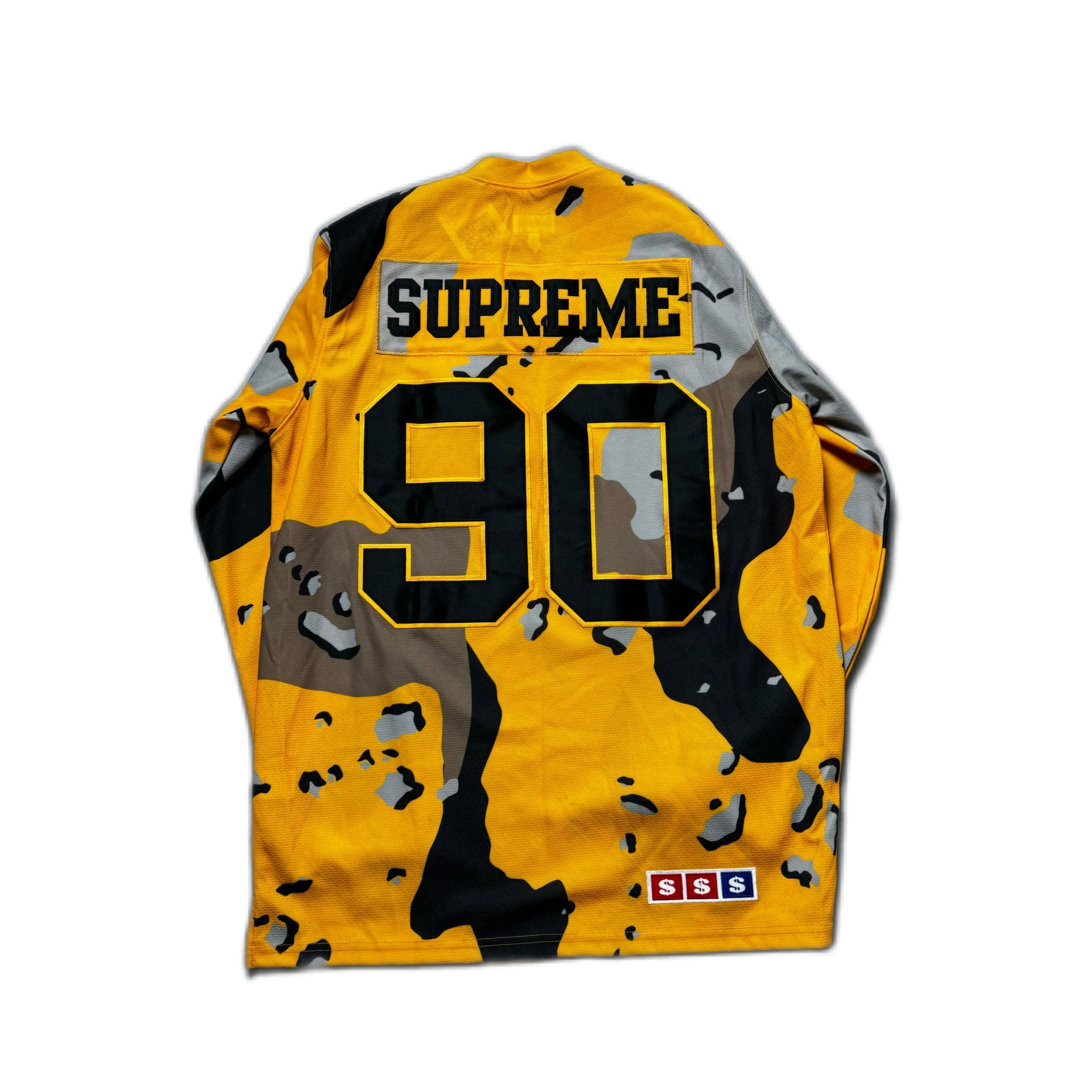 Yellow Camo Supreme Jersey - L