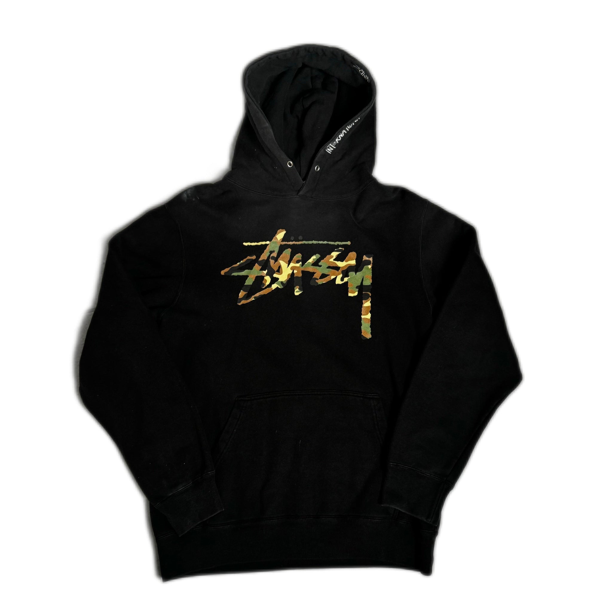 Black Stussy Hoodie - M