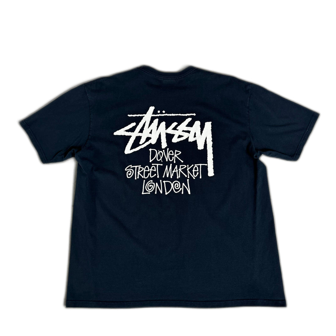 Navy Blue Stussy x Dover Street Market (DSM) Tee - XL