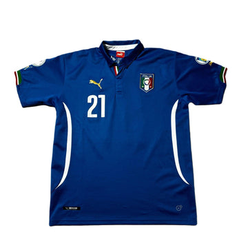 2014 - 15 Italy Home 'Pirlo' Shirt - L