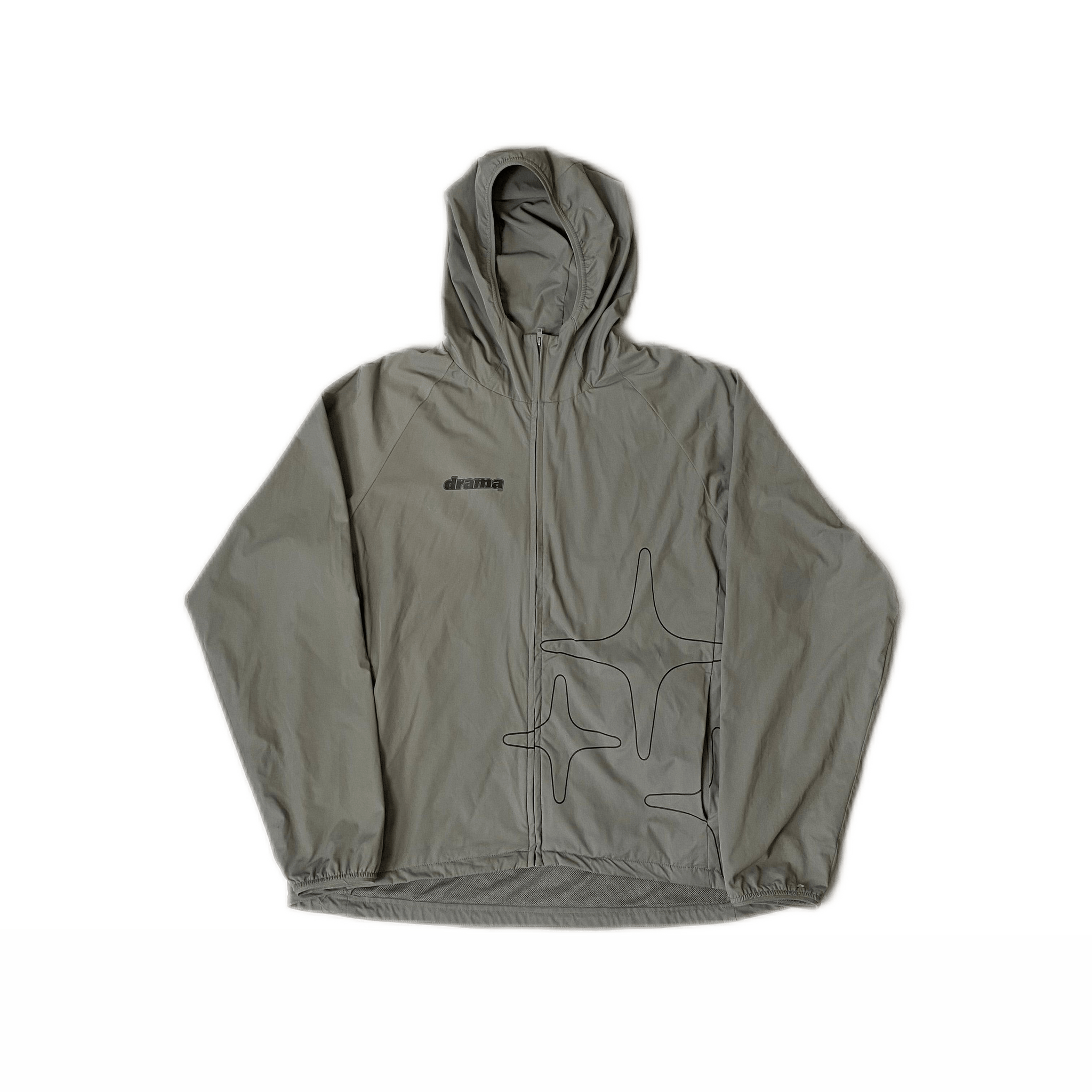 Grey Drama Call Jacket - L