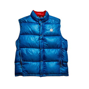 Vintage Blue Moncler Puffer Gilet - XL