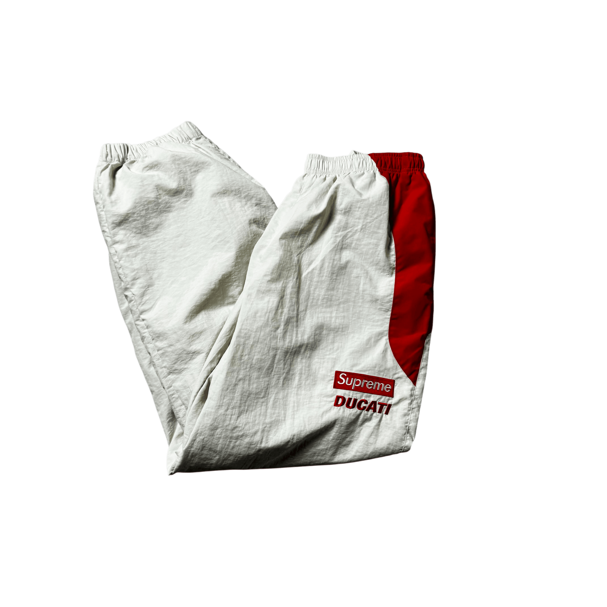 White + Red Supreme x Ducati Bottoms - M