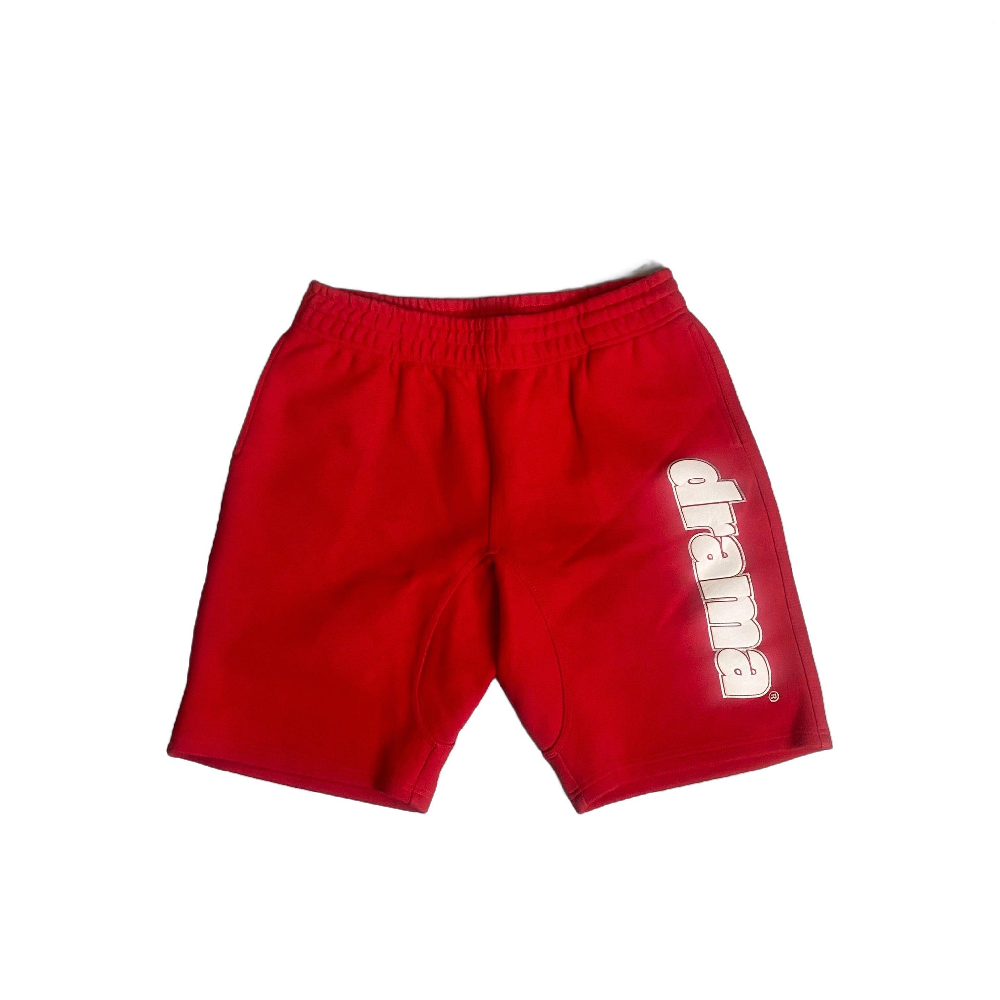 Brand New Red Drama Call Shorts - L