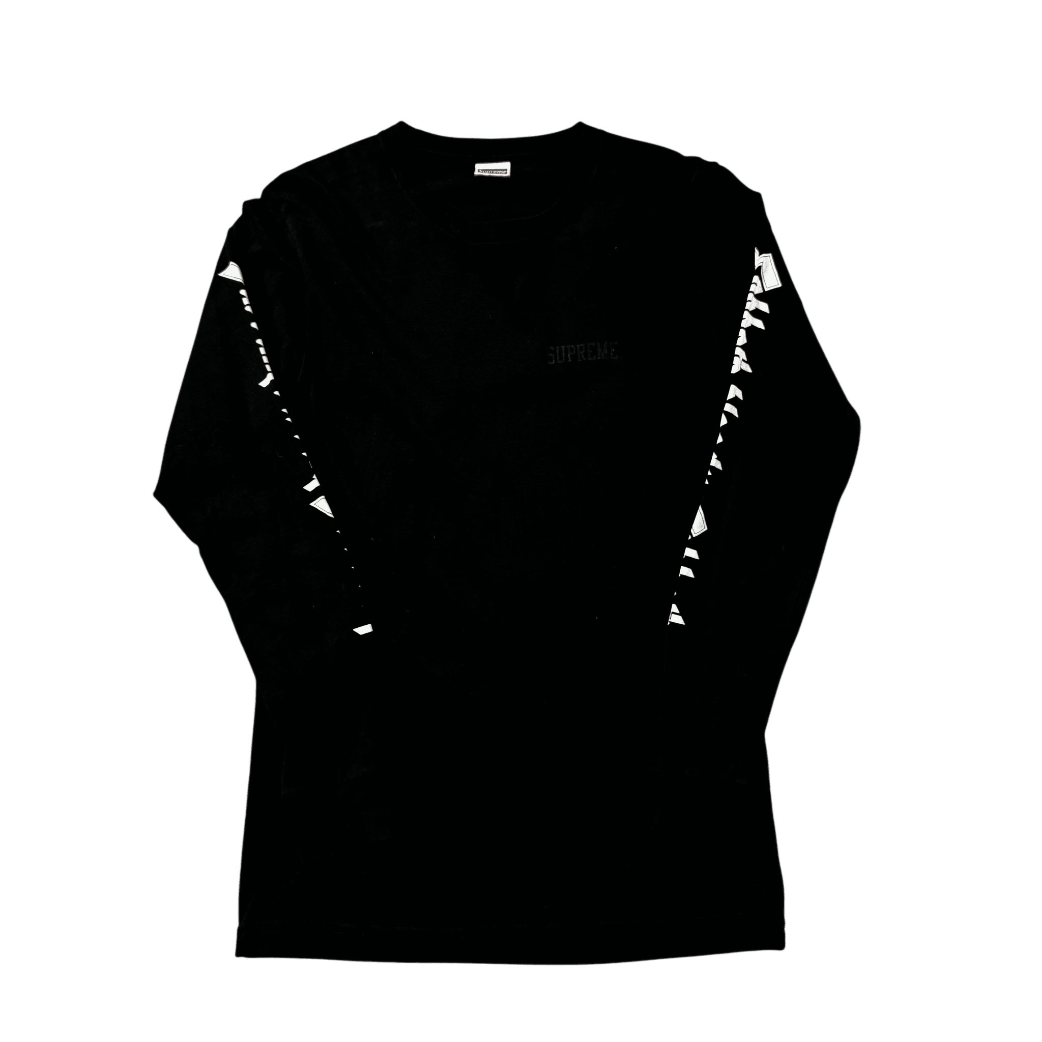 Black Supreme Long Sleeve Tee - S