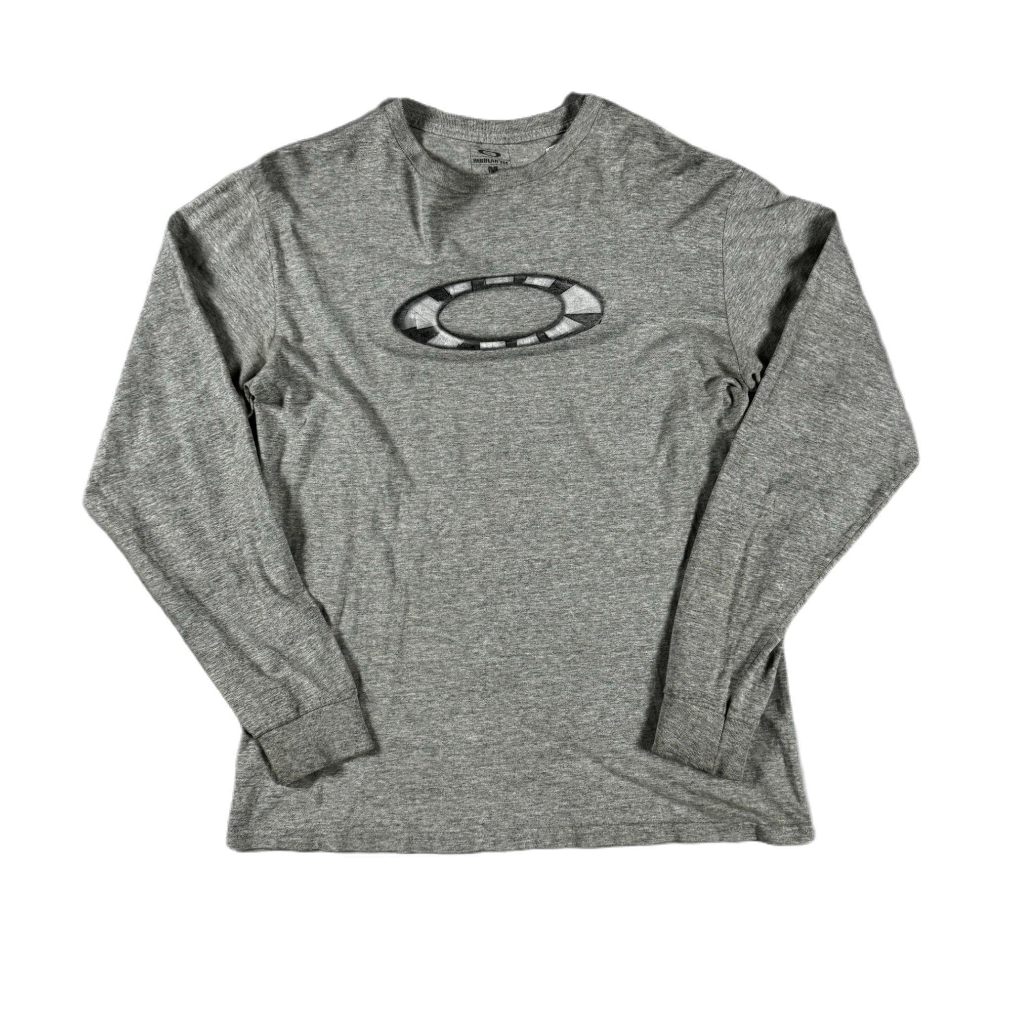 Grey Oakley Long Sleeve Tee - M